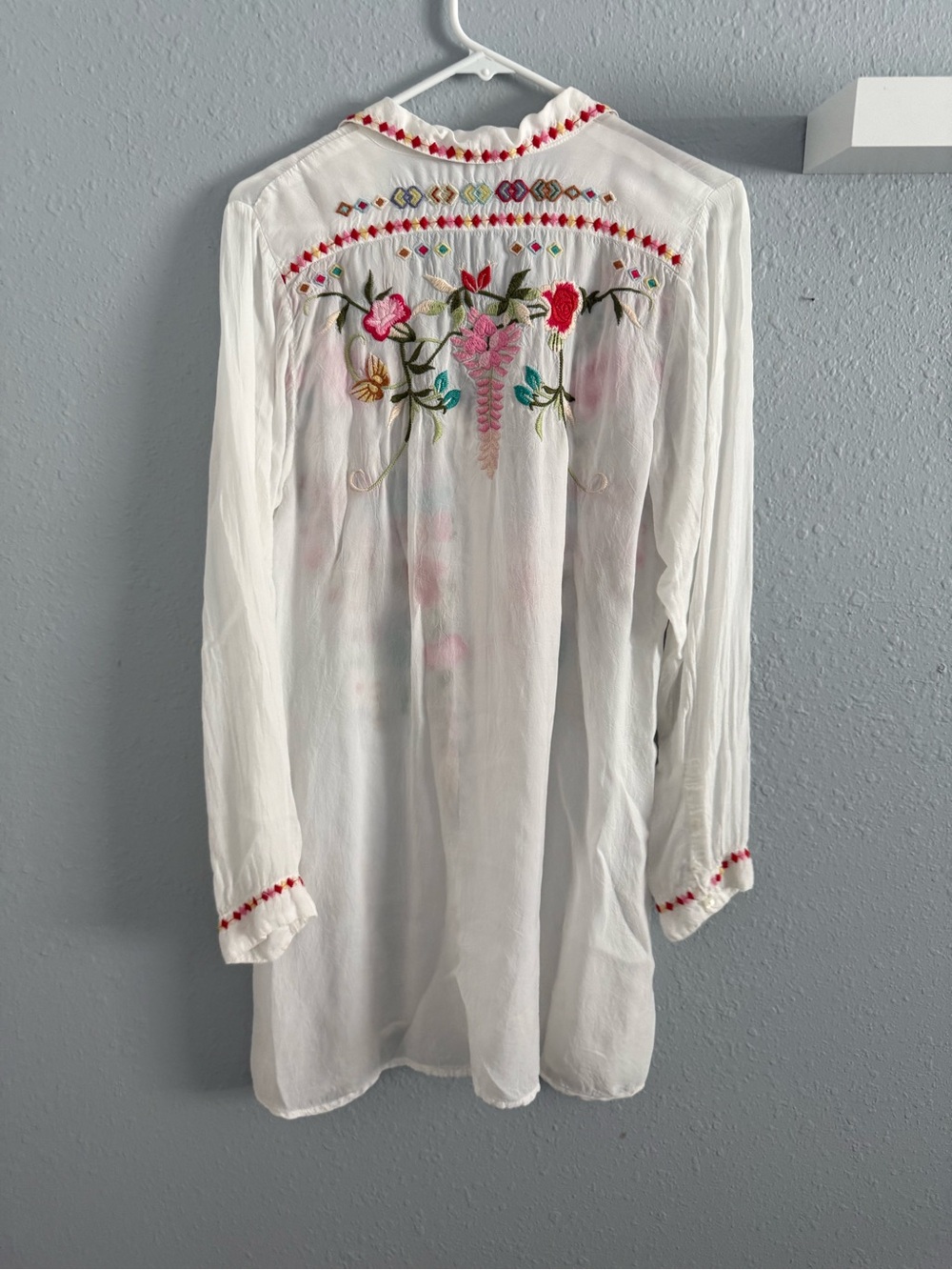 Johnny Was embroidered Tunic/Shirt Dress - Picture 2 of 7